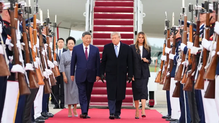 Chinas Staatschef in den USA : Viel Tamtam beim Xi-Empfang